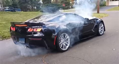 This Is Not How You Do A Burnout In A C7 Corvette Z06 Auto Recent