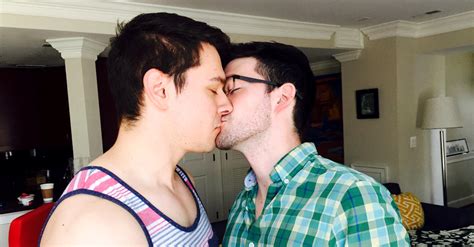 Two Men Kiss An Act Of Love And Activism The New York Times