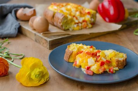 5 Ingredient Baked Egg Boats Breakfast Recipe To Feed A Crowd