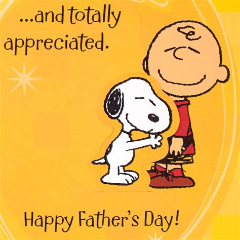 Peanuts Snoopy Youre Appreciated Fathers Day Card Greeting Cards