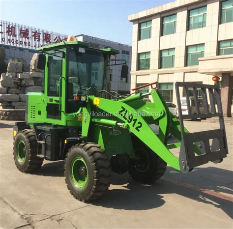 China Ce Approved Mini Wheel Loader Snow Plow Zl12 Mini Loader Small