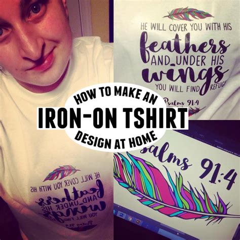 How To Make An Iron On T Shirt Designs At Home Tshirt Design Diy Diy
