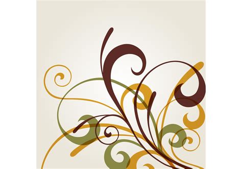 Floral Swirl Vector Background 86571 Vector Art At Vecteezy