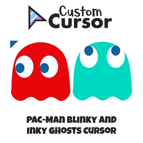 Pac Man Blinky And Inky Ghosts Cursor Custom Cursor