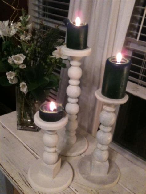 Diy Candle Holders From Banisters Flavor Designs