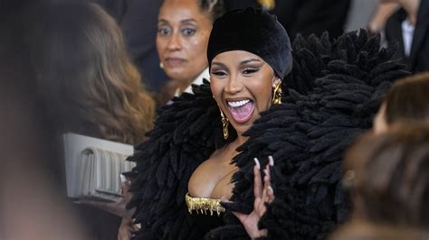 Cardi B Throws A Microphone At A Fan Who Threw A Drink At Her Npr