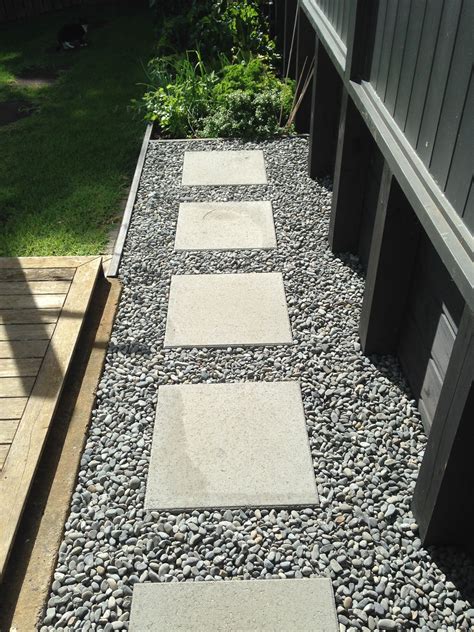 Paver On Pebbles Backyard Landscaping Backyard Backyard Landscaping Designs