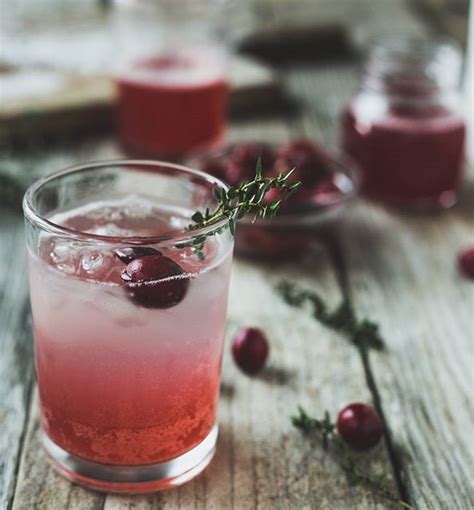 Sparkling Ginger And Fresh Cranberry Cocktail By Andreabemis Quick