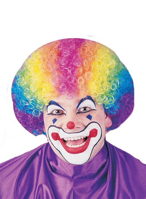Wig Rainbow Clown Clown Wig Halloween Accessories Afro Wigs