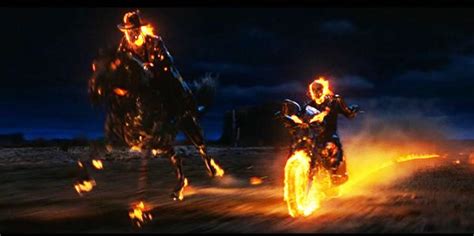 Ghost Rider 2007 Johnny Blaze And Carter Slade Caretaker Ghost Rider Wallpaper Ghost