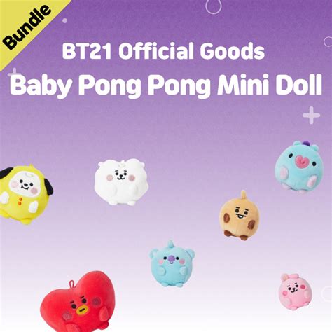 Official Bts X Bt21 Baby Edition Merchandise Collections By Line