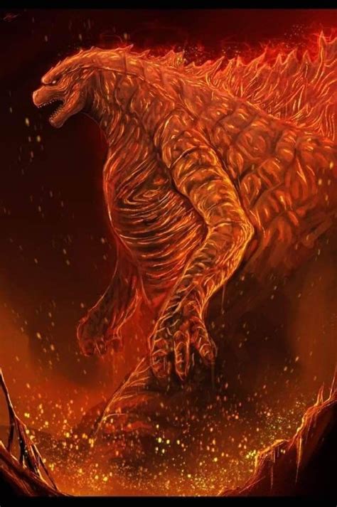 Fire Godzilla Godzilla Wallpaper All Godzilla Monsters Original
