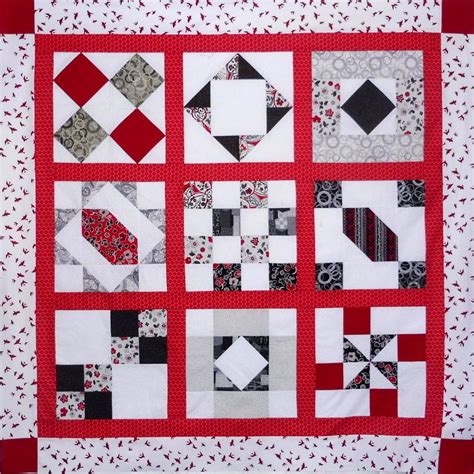 Free 2017 Block Of The Month Quilt Pattern Happiness Is Quilting