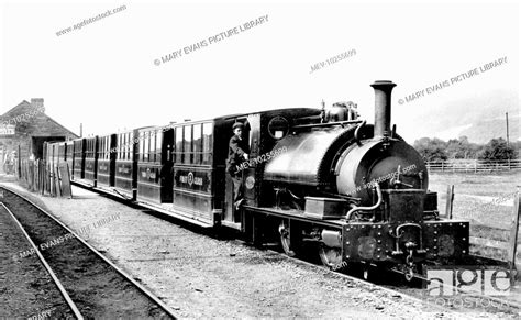 Machynlleth The Corris Railway 1899 Stock Photo Picture And Rights