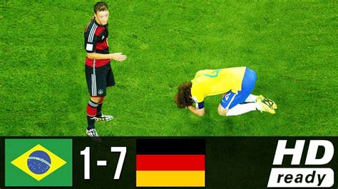 Brazil Vs Germany 7 1 Squad Germany 7 X 1 Brazil With Brazilians