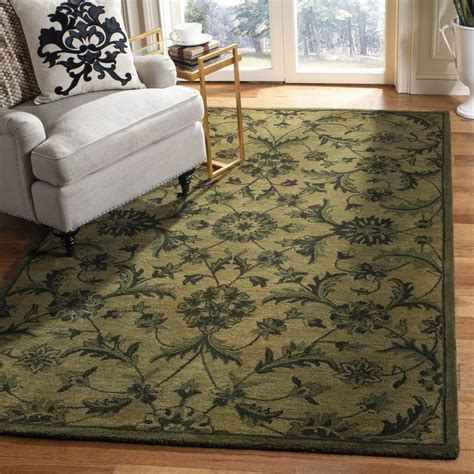 Safavieh Antiquity At824a Olive Green Rug Studio