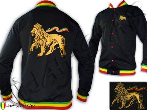 rasta jacket lion of judah rasta neck jah star rasta clothing rasta hats and accessories