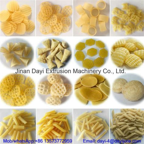 China 2d 3d Wheat Potato Pellet Snacks Chips Extruder Machinery China Pellet Food Extruder