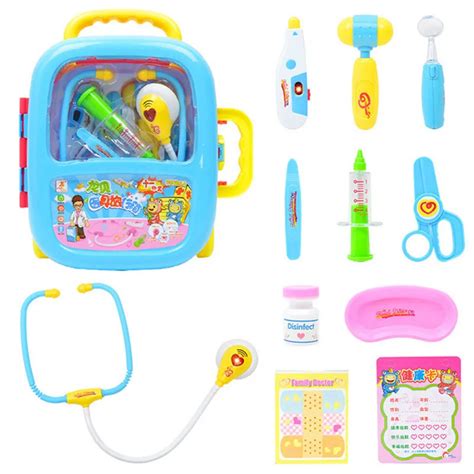 Abbyfrank Childrens Doctor Play Sets Simulation Medicine Tool Suitcase