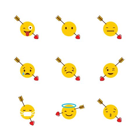 Emojis Set Design Vector 14238012 Vector Art At Vecteezy