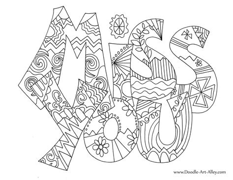 Are you interested in commercial use? Greeting Card Coloring Pages - Doodle Art Alley