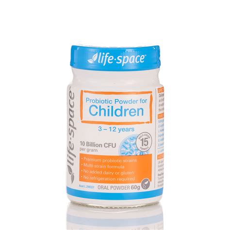 Life Space Probiotic Powder For Children 3 12 Years 60g Life