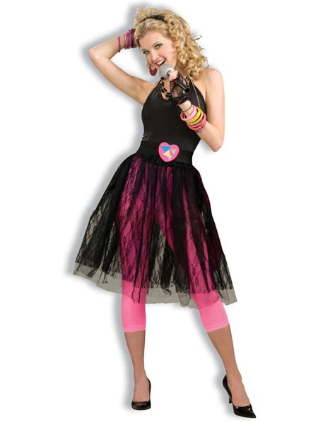 80s Pop Star Black Plus Size Skirt Spirit Halloween 80s Party
