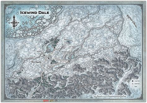 Dandd 5e Icewind Dale Map 31x 21 — Mahoneys Gaming Emporium