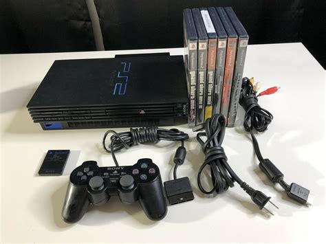 Plump Sony Playstation 2 Ps2 Unlit Console Reminiscence Card 6 Games