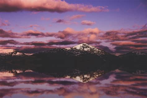 Alaska Mountains Sunset