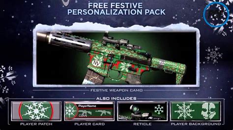 Call Of Duty Ghosts Multiplayer Dlc Content Christmas Camo Release