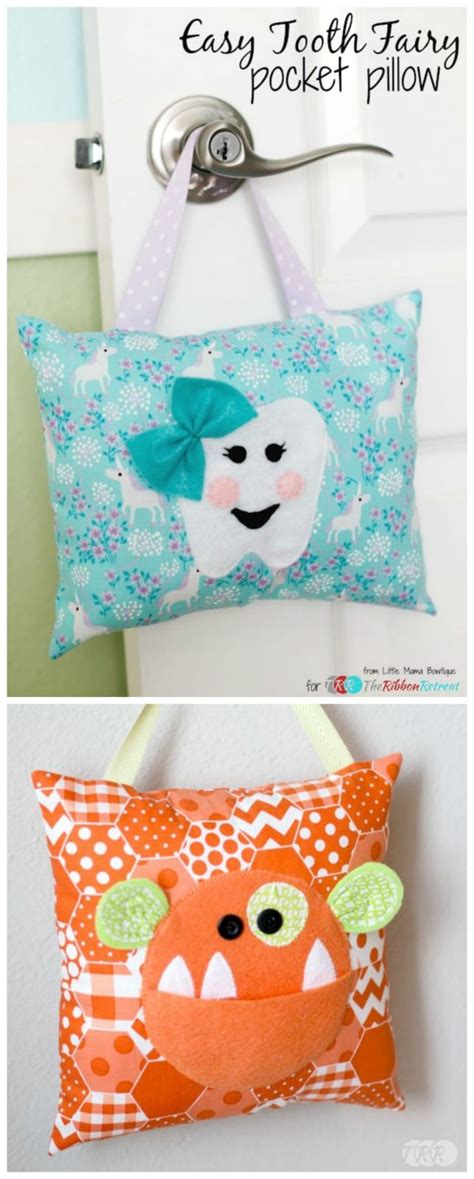 Easy Tooth Fairy Pocket Pillow Tooth Fairy Pillow Diy Tooth Fairy