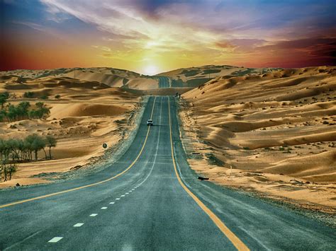 On A Lone Desert Highway Photograph By M Damien Fine Art America