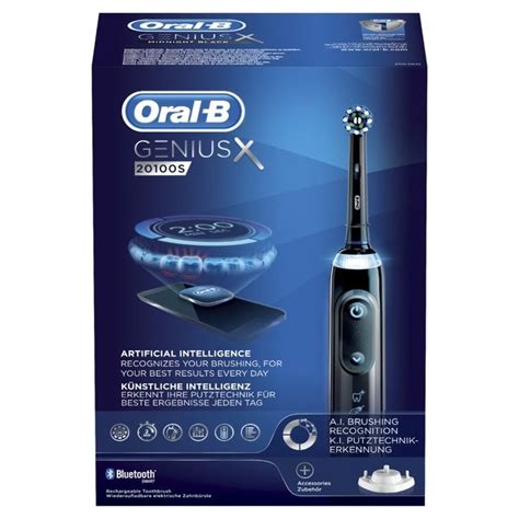 Buy Oral B Genius X 20100s Electric Toothbrush Black Incl Shipping