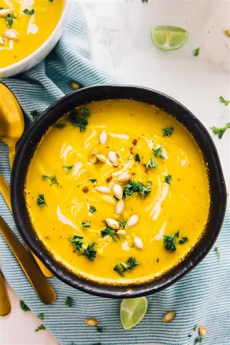 Vegan Butternut Squash Soup One Pot Creamy Jessica In The Kitchen