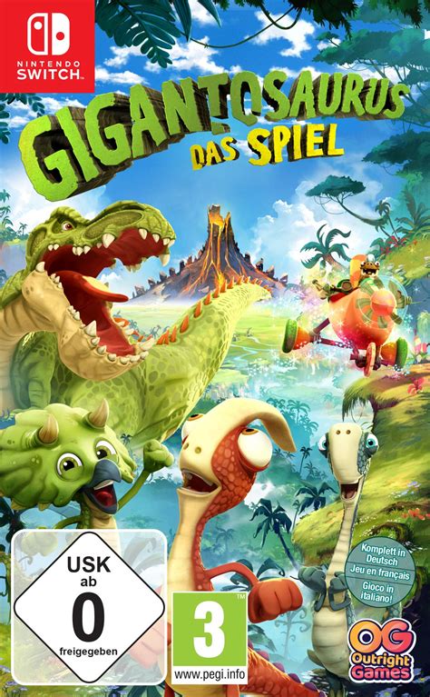 Nachdem nintendo spiele am anfang der nintendo switch ära noch nicht ortiert waren ist die switch für den speielmarkt zum standrard geworden. Nintendo Switch Gigantosaurus: Das Spiel | Konsolenkost