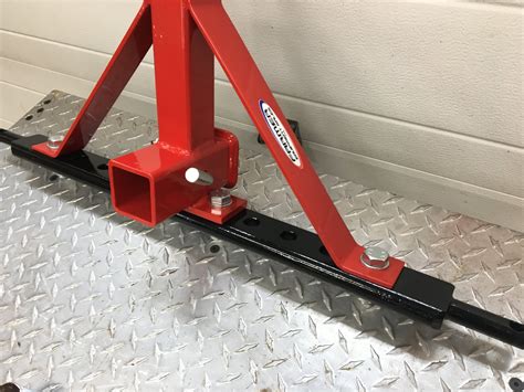 3 Point Hitch Receiver Draw Bar With Dual Connections