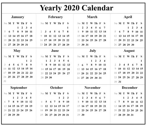 Yearly Calendars Australia Template Calendar Design