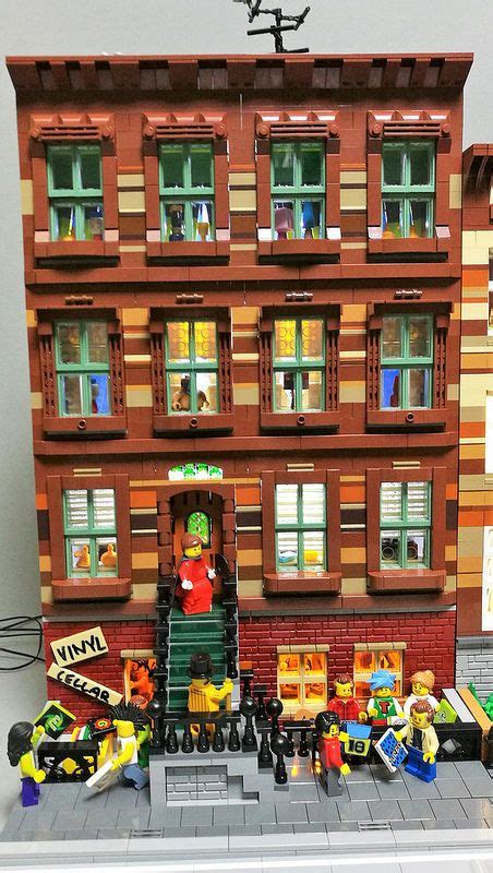 Moc Brownstone Inspired Buildings Lego House Lego Modular Lego