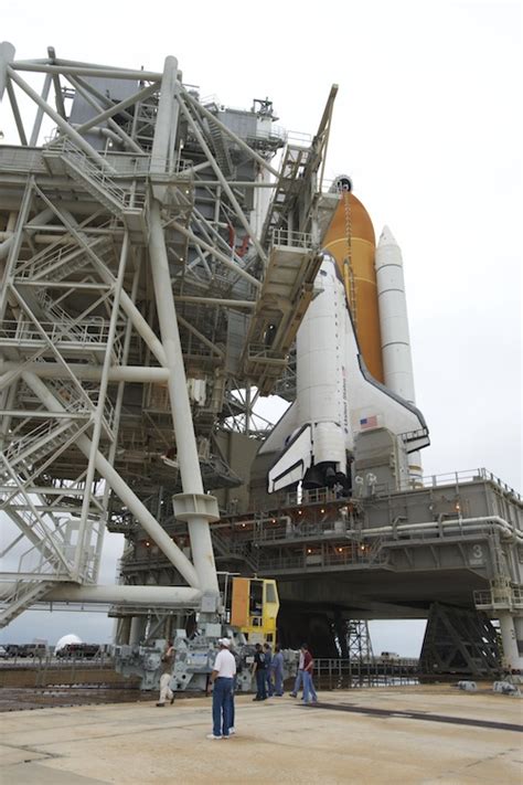 Spaceflight Now Sts 135 Photo Gallery Shuttle Revealed On Eve Of