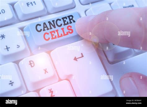 Word Writing Text Cancer Cells Business Photo Showcasing Forming Solid