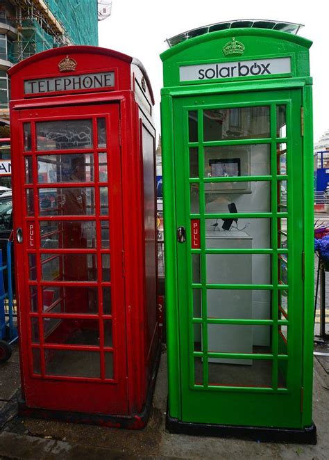 Some Of Londons Famous Red Telephone Boxes Are Going Green