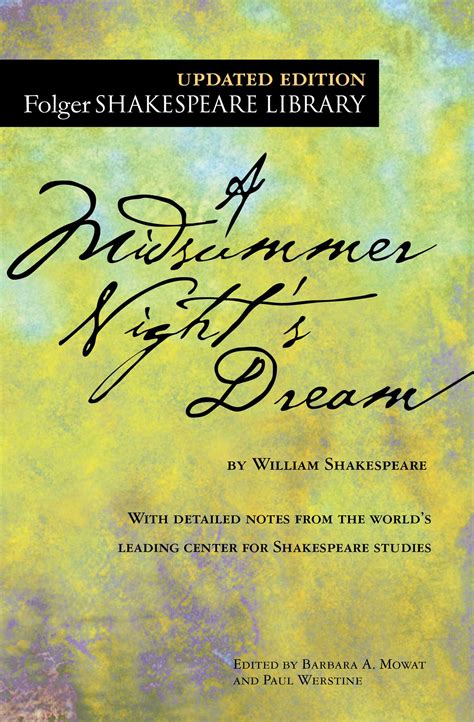 A Midsummer Nights Dream Book By William Shakespeare Dr Barbara A