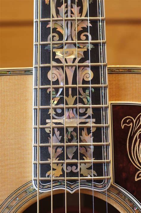 Gibson Custom Jumbo Acoustic Guitar Fretboard Inlay Guitar Art Guitar Fretboard Guitar Inlay