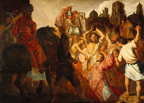 Acts Devotional Commentary Acts 754 60 Stoning Of Saint Stephen