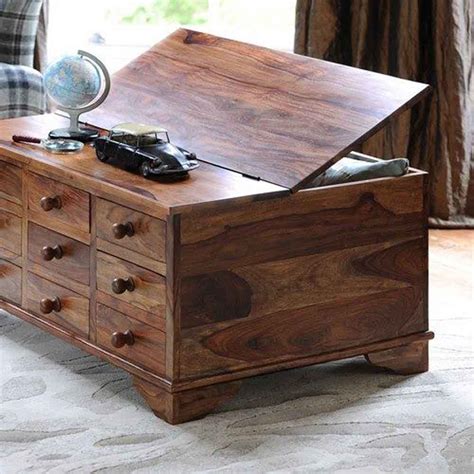 Free delivery on orders over £400. Buy The 9 Drawer With Extra Storage Coffee Table, Sheesham Wood By Wood Decor Perth Australia