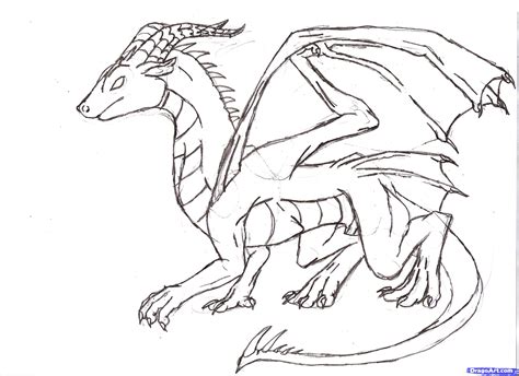 Cool Dragon Drawing At Getdrawings Free Download