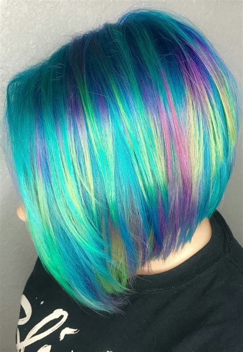 Best 25 Multi Coloured Hair Ideas On Pinterest Multi