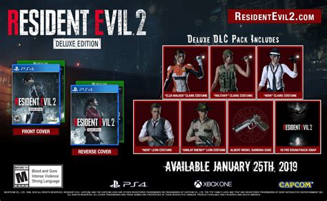 Resident Evil 2 Remake Deluxe Edition Content Gameslaught