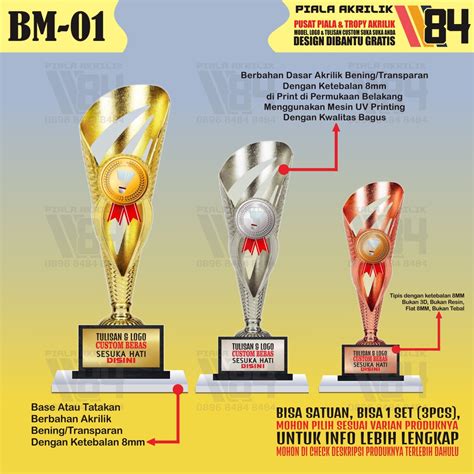 Jual Piala Badminton Piala Bulutangkis Piala Bulu Tangkis Trophy Badminton Trophy